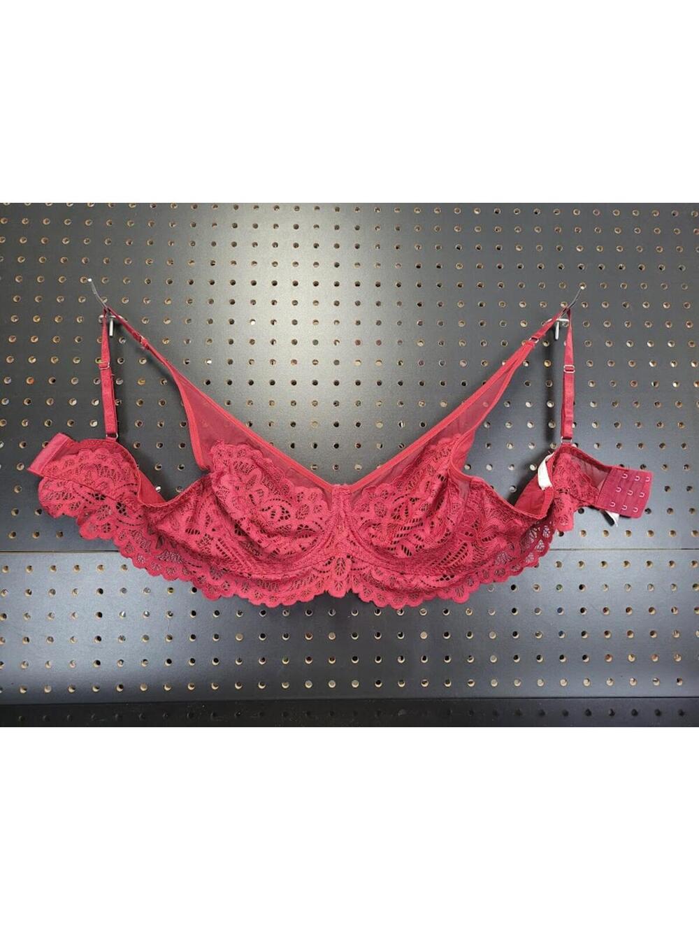 Avidlove Red Lace Underwire Bralette - Size XL